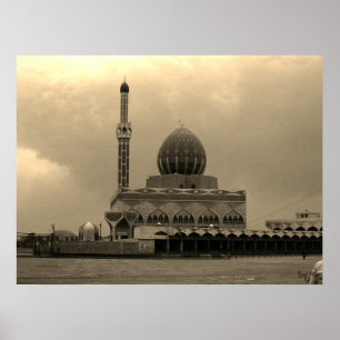 Antike Irak Bagdad Buniya-Moschee Poster