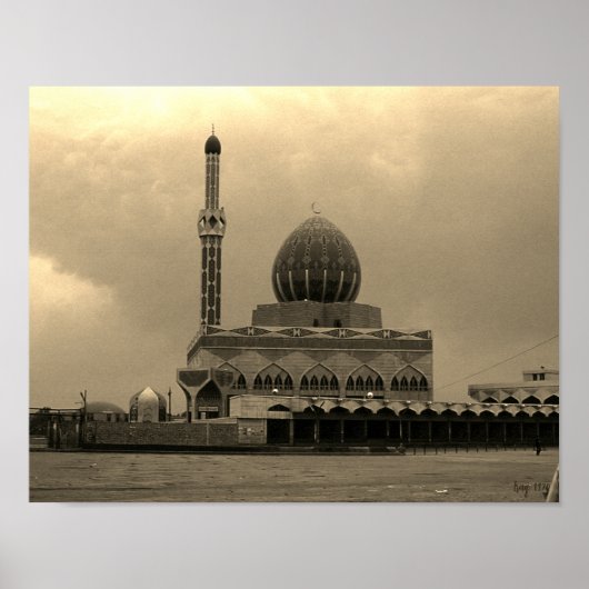 Antike Irak Bagdad Buniya-Moschee Poster (Vorne)