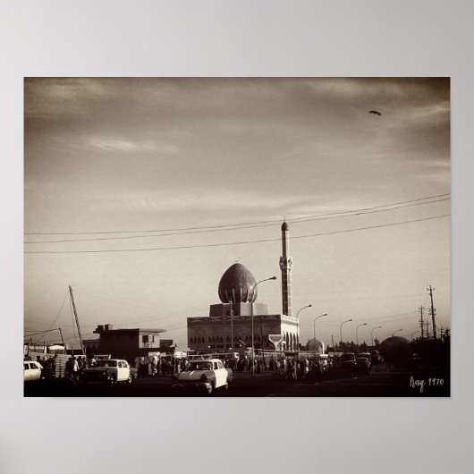 Antike Irak Bagdad Buniya-Moschee Poster (Vorne)
