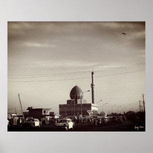 Antike Irak Bagdad Buniya-Moschee Poster
