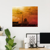 Antike Irak Bagdad Buniya-Moschee Poster (Heimbüro)