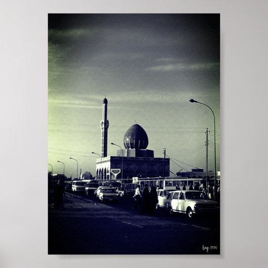 Antike Irak Bagdad Buniya-Moschee Poster (Vorne)