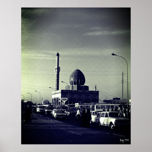 Antike Irak Bagdad Buniya-Moschee Poster (Vorne)