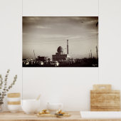Antike Irak Bagdad Buniya-Moschee Poster (Küche)