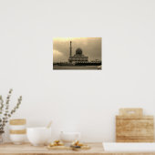 Antike Irak Bagdad Buniya-Moschee Poster (Küche)