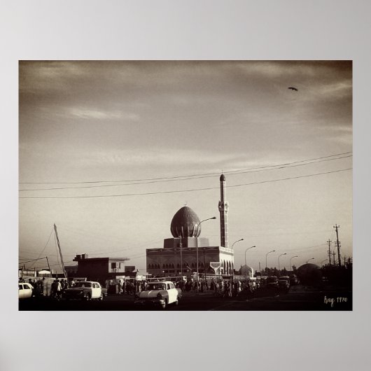 Antike Irak Bagdad Buniya-Moschee Poster (Vorne)