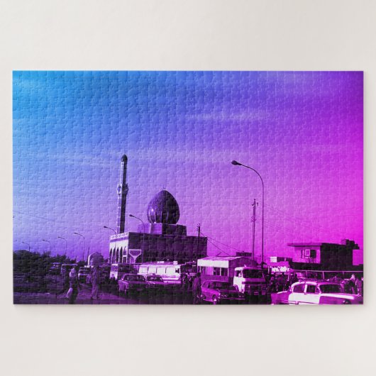 Antike Irak Bagdad Buniya-Moschee Puzzle (Horizontal)