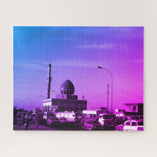 Antike Irak Bagdad Buniya-Moschee Puzzle (Horizontal)