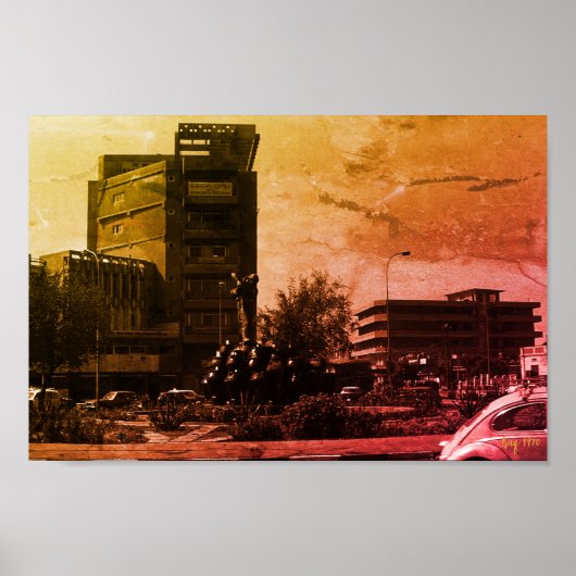 Antike Irak Bagdad Fontäne Poster (Vorne)