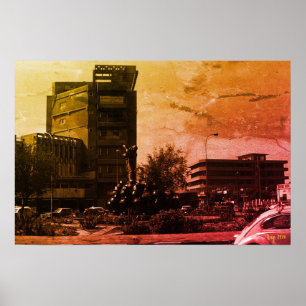 Antike Irak Bagdad Fontäne Poster