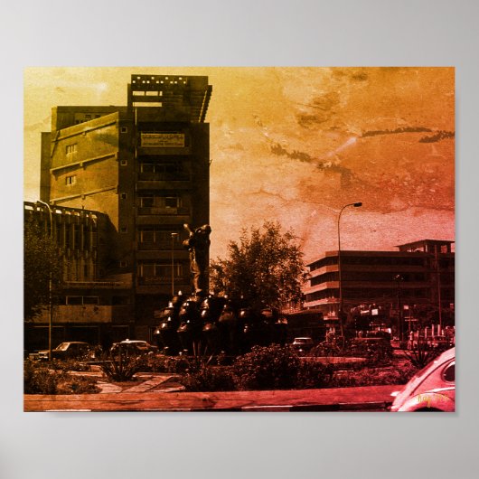 Antike Irak Bagdad Fontäne Poster (Vorne)