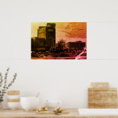 Antike Irak Bagdad Fontäne Poster (Küche)