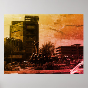 Antike Irak Bagdad Fontäne Poster
