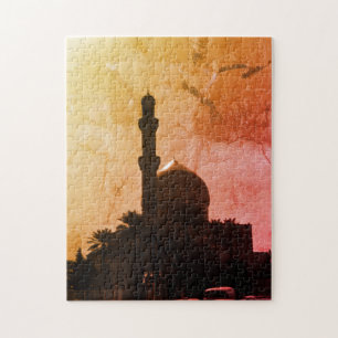 Antike Irak Bagdad Moschee Taxis Puzzle