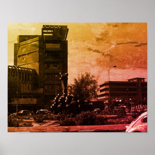 Antike Irak Bagdad-Schrift Poster (Vorne)