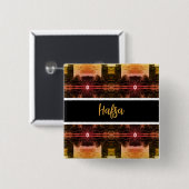 Antike Irak Bagdad-Springbrunnen 1970 Button (Vorne & Hinten)