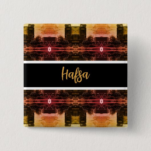 Antike Irak Bagdad-Springbrunnen 1970 Button (Vorderseite)