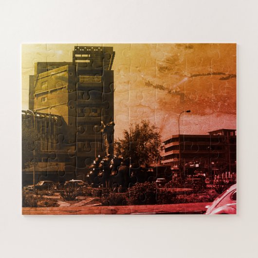 Antike Irak Bagdad-Springbrunnen Puzzle (Horizontal)