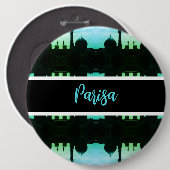 Antike Iran Ghom Fatima-Moschee Button (Vorne & Hinten)