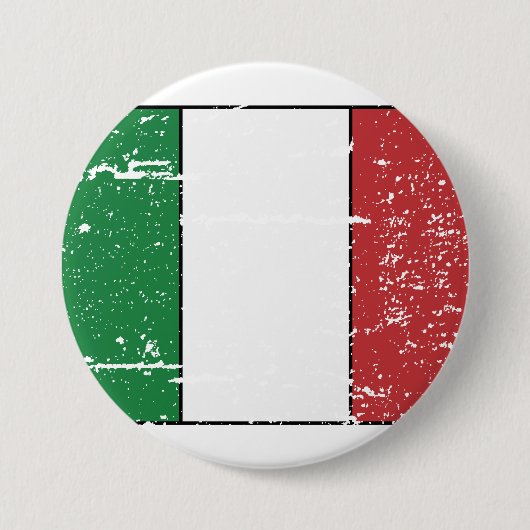 Antike Italien-Flagge Button (Vorderseite)