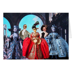 ANTIKE ITALIENISCHE MARIONETTEN-MASKERADE MASKIERT