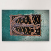 Antike italienische Türbeschläge - 20x30 - 1014 St Puzzle (Horizontal)