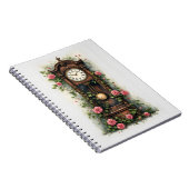 Antike Ivy Rose Standuhr Notizblock (Rechte Seite)