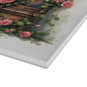 Antike Ivy Rose Standuhr Schneidebrett (Ecke)