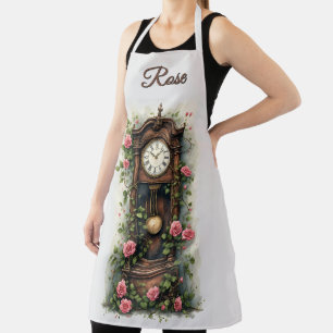 Antike Ivy Rose Standuhr Schürze