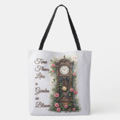 Antike Ivy Rose Standuhr Tasche (Rückseite)
