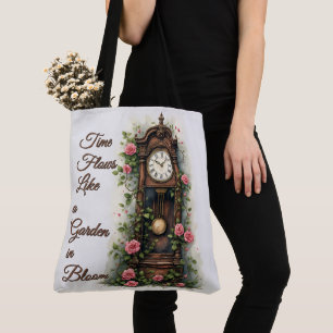 Antike Ivy Rose Standuhr Tasche