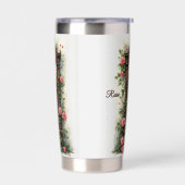 Antike Ivy Rose Standuhr Thermobecher (Links)