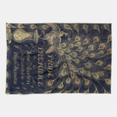 Antike Jane Austen Pride and Prejudice Peacock Geschirrtuch (Horizontal)