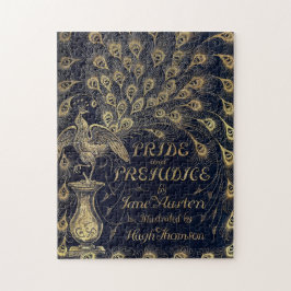 Antike Jane Austen Pride and Prejudice Peacock Puzzle
