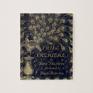 Antike Jane Austen Pride and Prejudice Peacock Puzzle