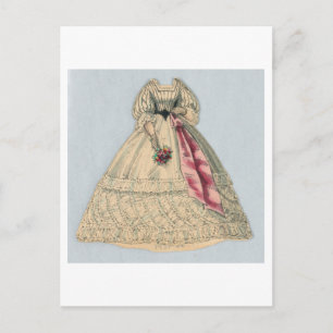 Antike Jenny Lind Papierpuppe Postkarte