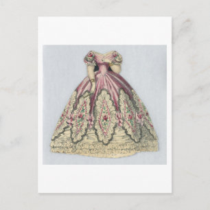 Antike Jenny Lind Papierpuppe Postkarte