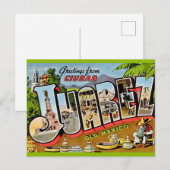 Antike Juarez Mexico Gruß Postkarte (Vorne/Hinten)