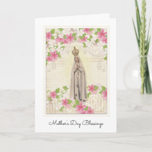 Antike Jungfrau Maria Fatima Jesus religiös Karte