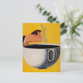 Antike Kaffee-Werbung Postkarte (Stehend Vorderseite)