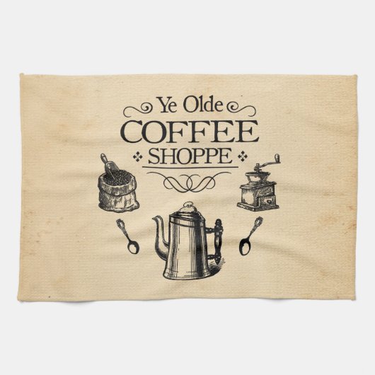 Antike Kaffeehaus Handtuch (Horizontal)