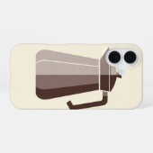 Antike Kaffeekanne iPhone 16 Hülle (Rückseite (Horizontal))