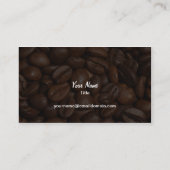 antike Kaffeemühle Visitenkarte (Rückseite)