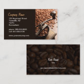 antike Kaffeemühle Visitenkarte (Vorne/Hinten)