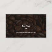 antike Kaffeemühle Visitenkarte (Rückseite)