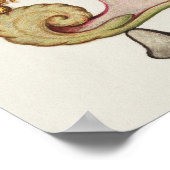 Antike Kalligrafie Poster (Ecke)