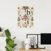 Antike Kalligrafie Poster (Heimbüro)