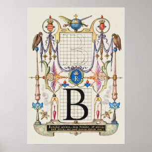 Antike Kalligrafie Poster