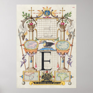 Antike Kalligrafie Poster