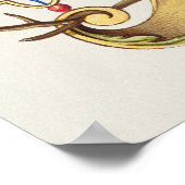 Antike Kalligrafie Poster (Ecke)